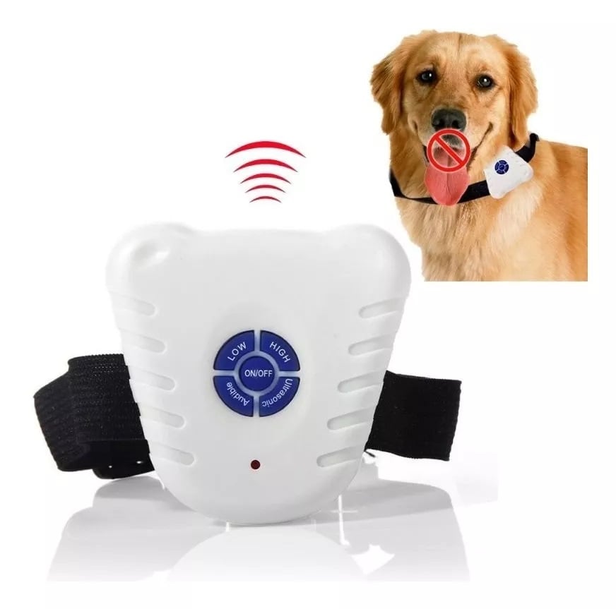 COLLAR ANTILADRIDOS CON ULTRASONIDO, PARA PERROS, MASCOTAS. - 1