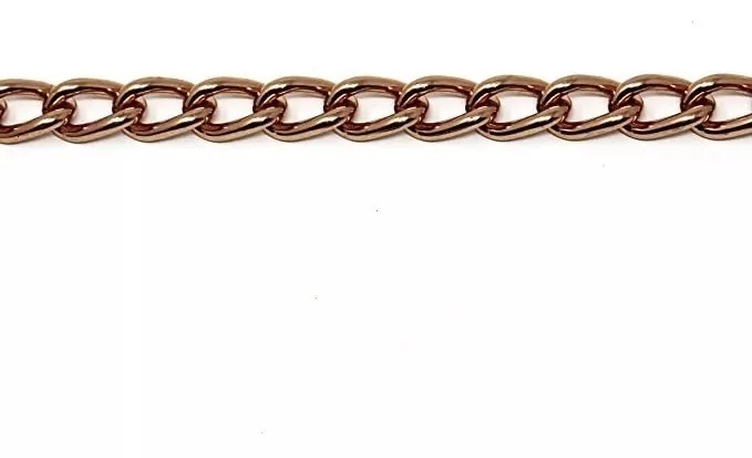 COLLAR DE ADIESTRAMIENTO METÁLICO, PARA PERRO 60 CM, DORADO - 3