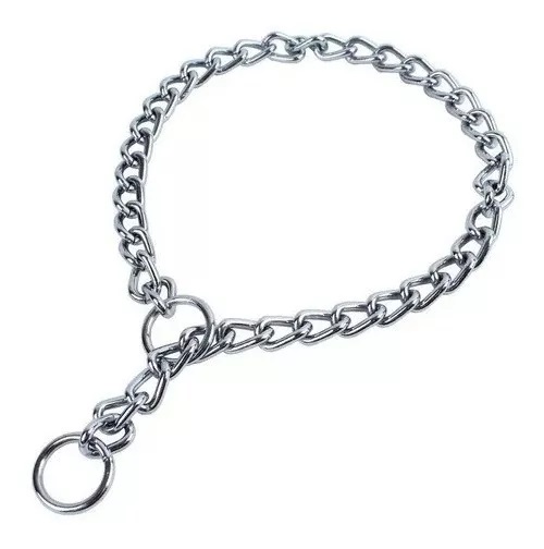 COLLAR DE ADIESTRAMIENTO METÁLICO, PARA PERRO 60 CM DE LARGO - 3