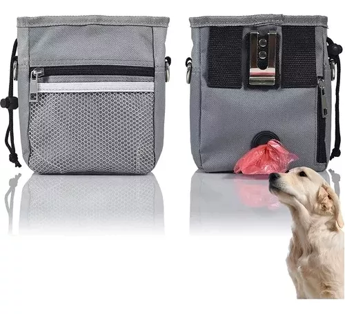 BOLSO TRANSPORTADOR PERROS SNACK PREMIOS PASEO ENTRENAMIENTO DEFENSOR FOREVER NEGRO - 1
