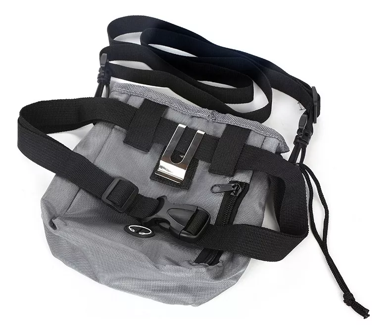 BOLSO TRANSPORTADOR PERROS SNACK PREMIOS PASEO ENTRENAMIENTO DEFENSOR FOREVER NEGRO - 6