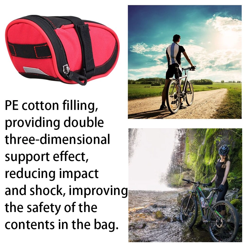 BOLSO ESTUCHE IMPERMEABLE PARA BICICLETAS, SE UNE AL SILLIN. - 3