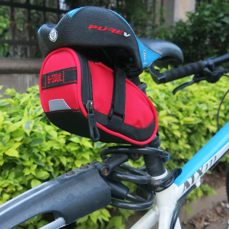 BOLSO ESTUCHE IMPERMEABLE PARA BICICLETAS, SE UNE AL SILLIN. - 4