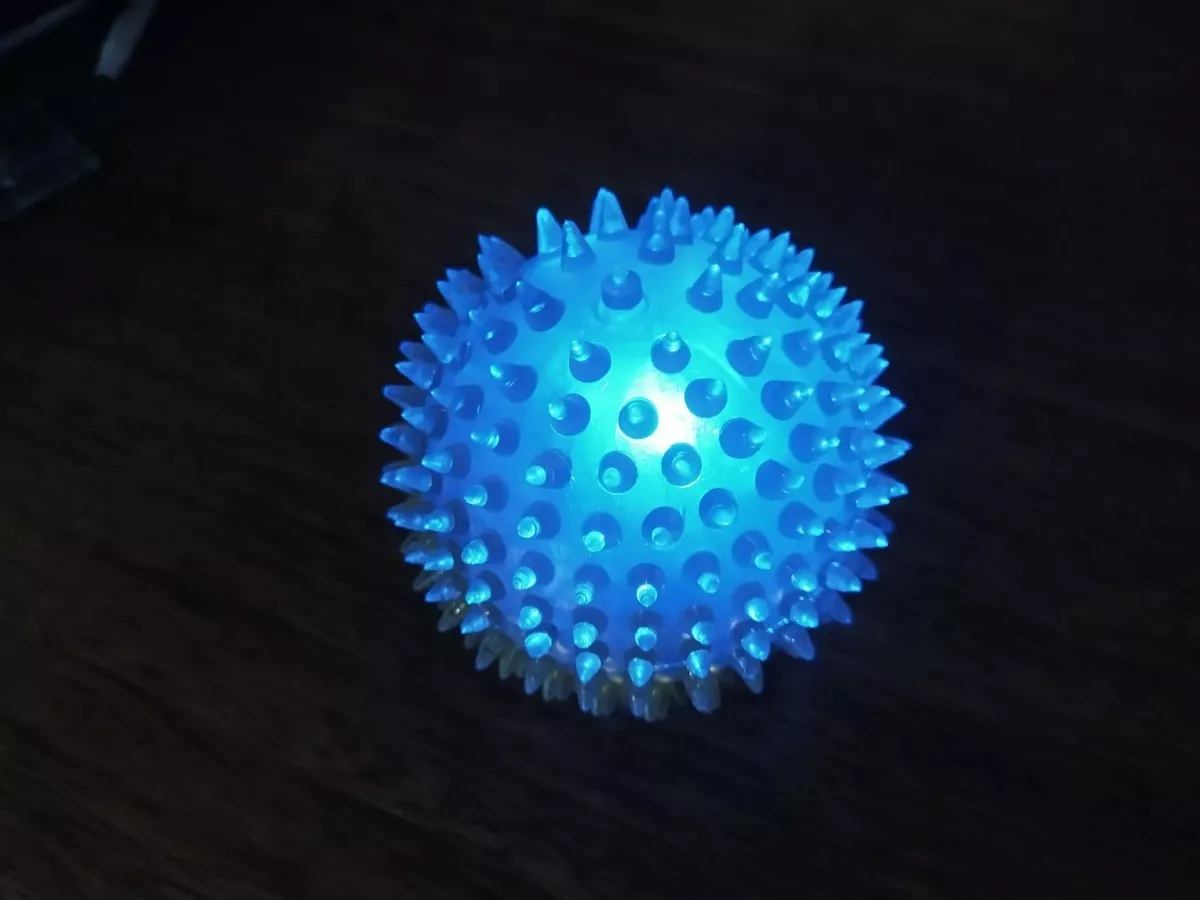 PELOTAS CON SONIDO Y LUZ LED PARA PERROS Y GATOS, MASCOTAS - 4