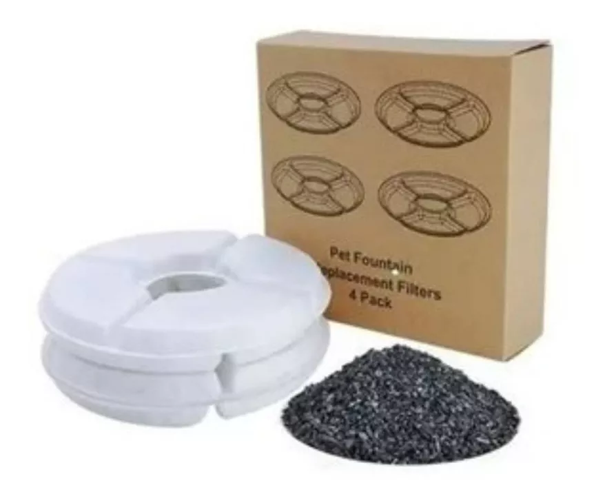 DEFENSOR FOREVER 4 FILTROS DE AGUA PARA BEBEDERO ELÉCTRICO GATO PERRO FUENTE