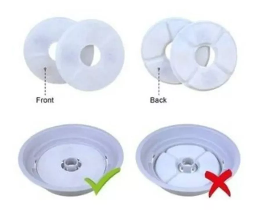 4 FILTROS DE AGUA PARA BEBEDERO ELÉCTRICO GATO PERRO FUENTE - 4
