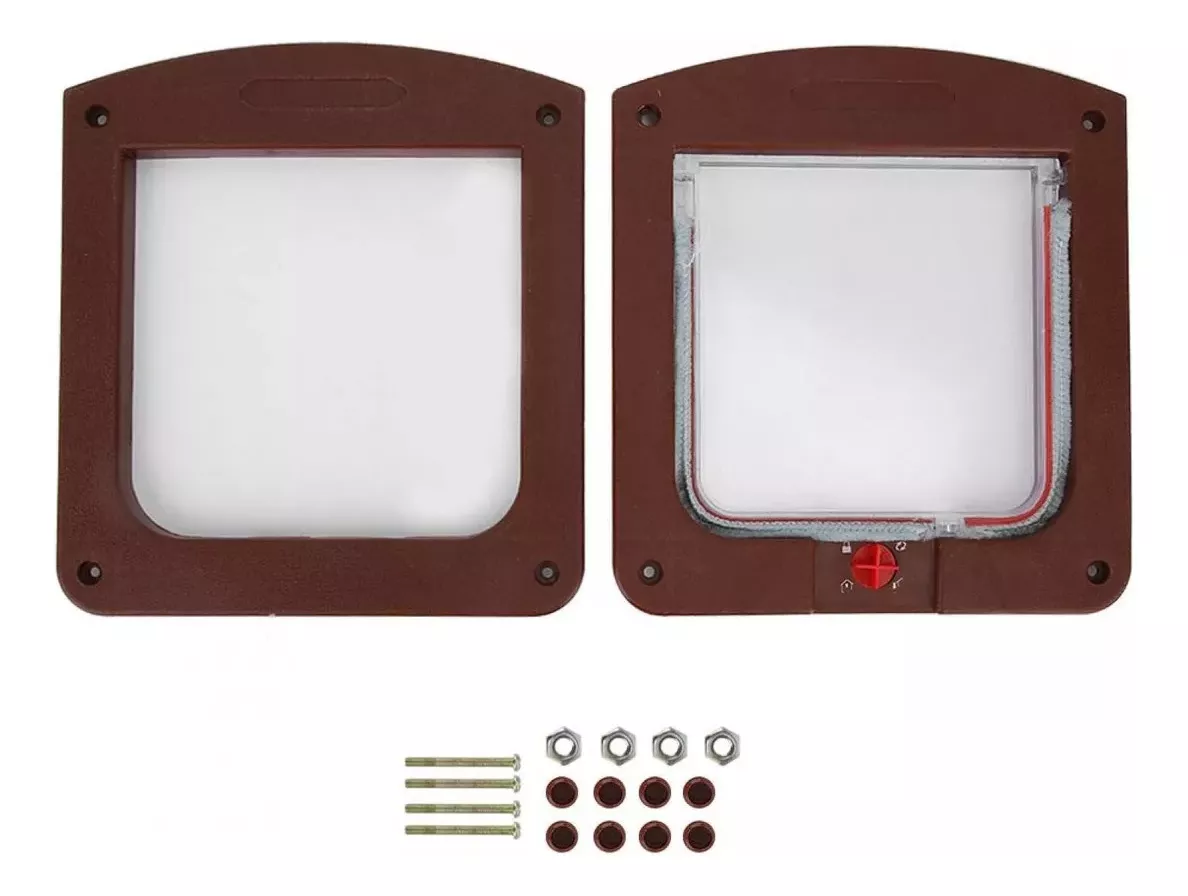 PUERTA ABATIBLE PARA PERROS GATOS PEQUEÑOS (PETDOORS). - 2