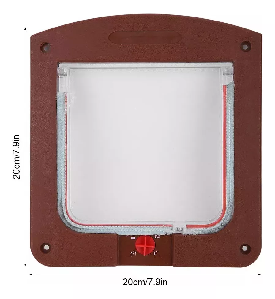 PUERTA ABATIBLE PARA PERROS GATOS PEQUEÑOS (PETDOORS). - 3