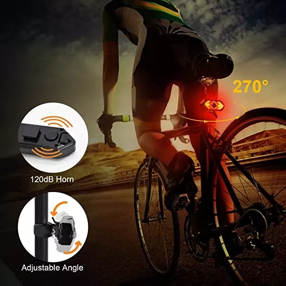 LUZ TRASERA DE BICICLETA, CON MANDO SEÑALIZADOR PARA VIRAJE - 6