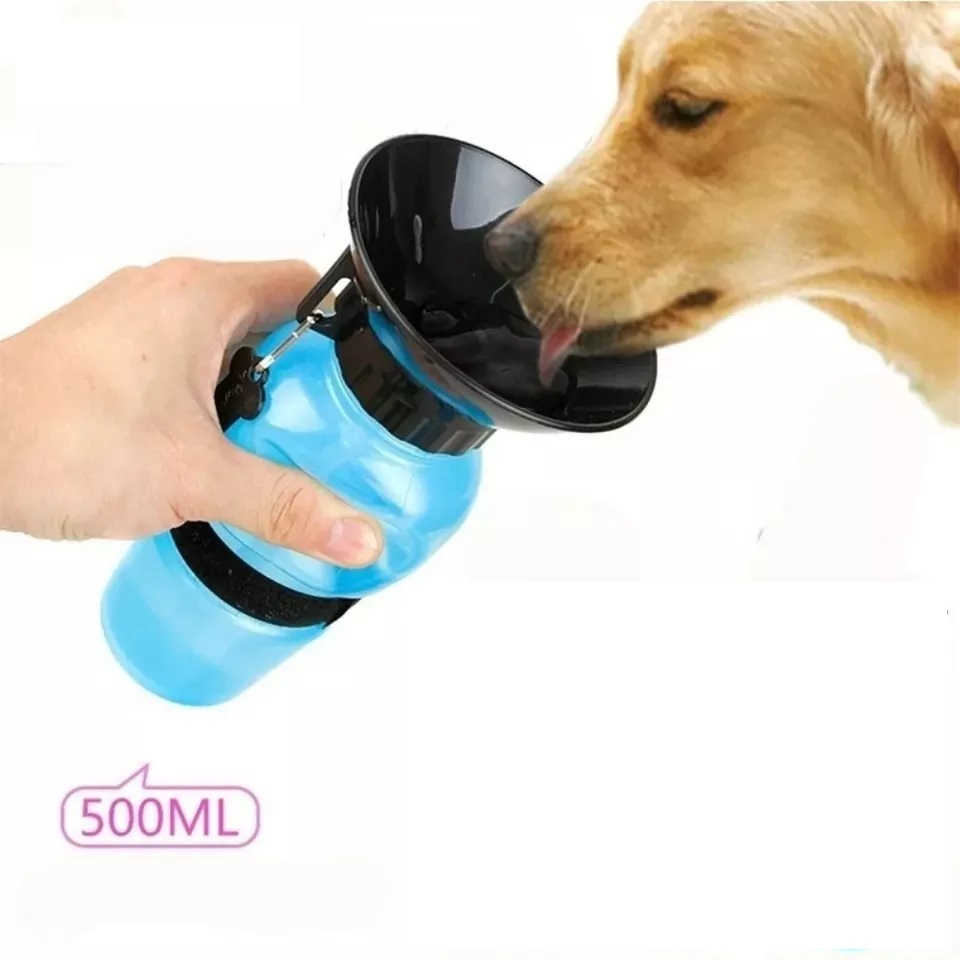 BOTELLA DE AGUA DE PASEO PARA MASCOTAS 500ML - 1