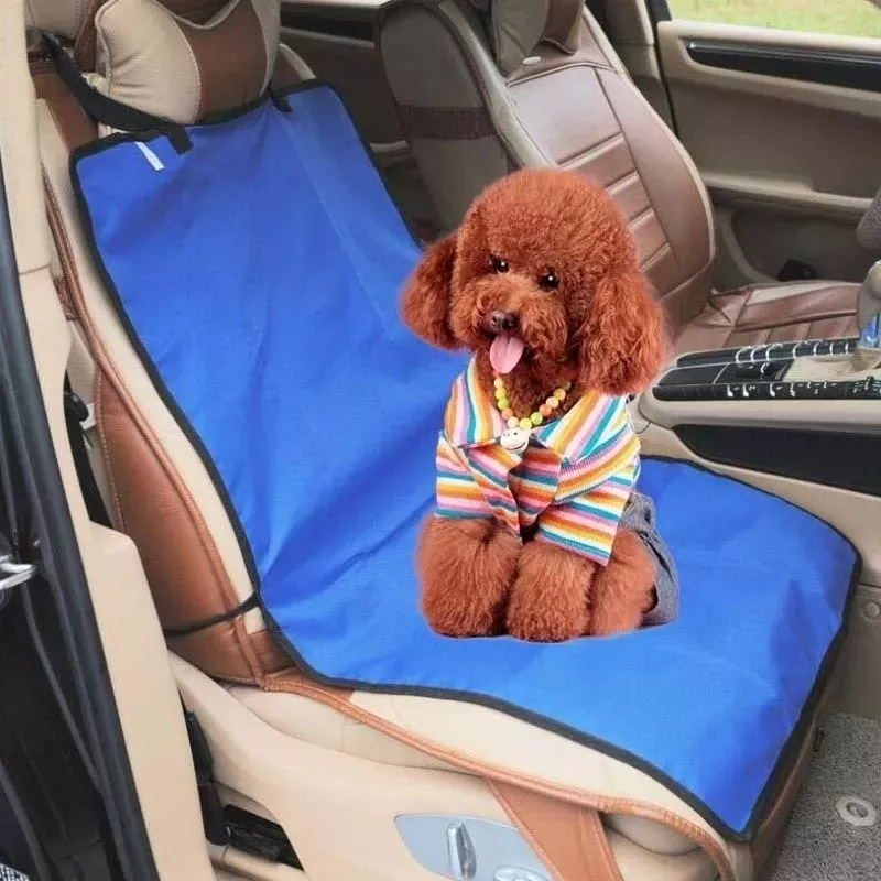 CUBRE ASIENTO DEFENSOR FOREVER PARA AUTOS MASCOTAS PERROS GATOS 90X50 CM AZUL - 4