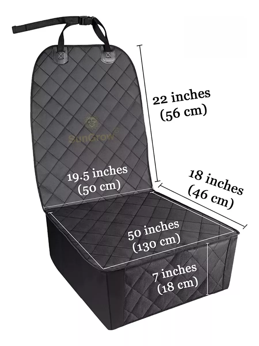 CUBRE ASIENTO DEFENSOR FOREVER PARA MASCOTAS (FUNDA PROTECTORA PARA AUTOS) COLOR NEGRO - 2