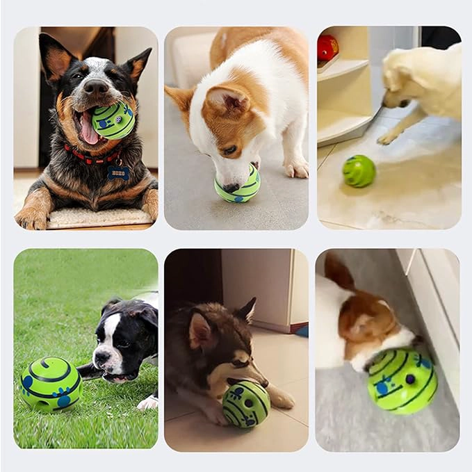 JUGUETE PELOTA CON SONIDOS PARA PERROS MASCOTAS - 2