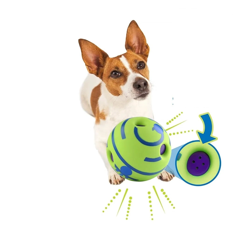 JUGUETE PELOTA CON SONIDOS PARA PERROS MASCOTAS - 5