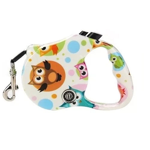 CORREA PERROS RETRACTIL BOTON FRENADO 3MTS DISEÑO BUO DEFENSOR FOREVER - 1