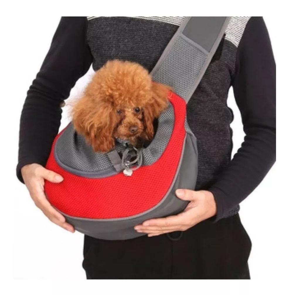 BOLSO BANANO TRANSPORTADOR PARA MASCOTAS GATOS Y PERROS - 3