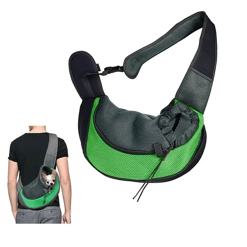 BOLSO BANANO TRANSPORTADOR PARA MASCOTAS GATOS Y PERROS - 3
