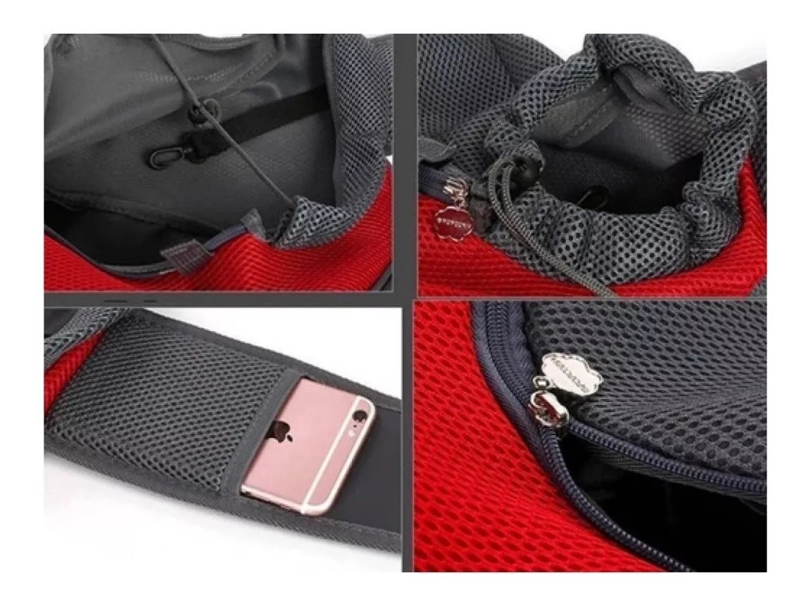 BOLSO BANANO TRANSPORTADOR PARA MASCOTAS GATOS Y PERROS - 4