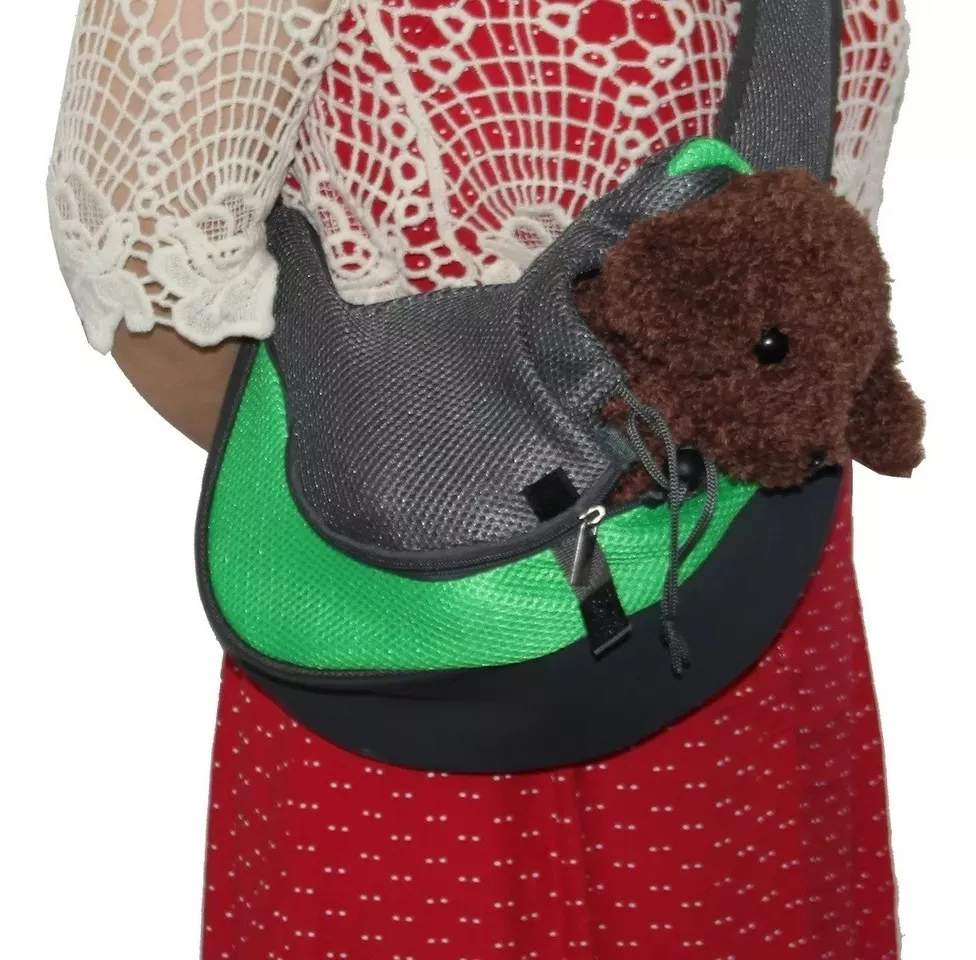 BOLSO BANANO TRANSPORTADOR PARA MASCOTAS GATOS Y PERROS - 5