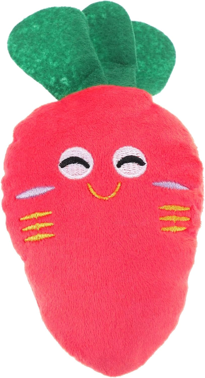 PELUCHE PARA MASCOTA SONORO DE FORMA DE ZANAHORIA - 1