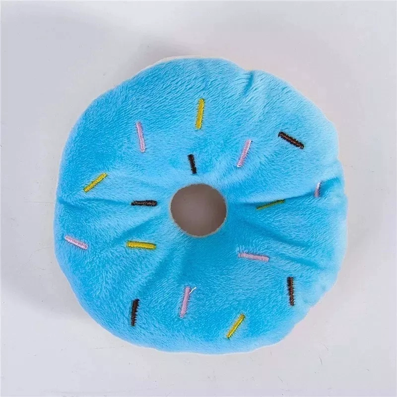 PELUCHE PARA MASCOTA DE FORMA DE DONAS CON SONIDO - 1