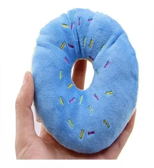 PELUCHE PARA MASCOTA DE FORMA DE DONAS CON SONIDO - 3