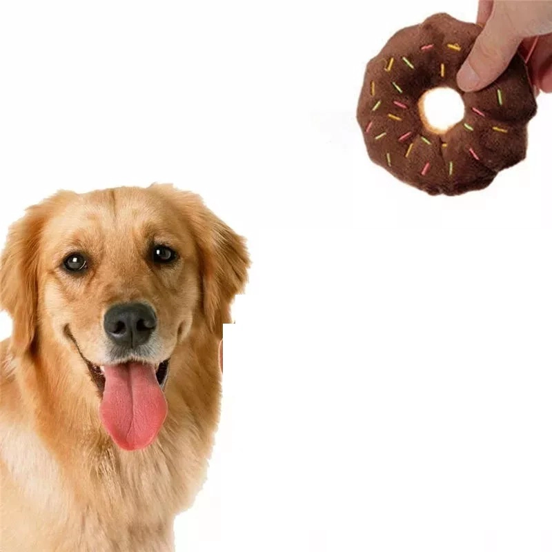 PELUCHE PARA MASCOTA DE FORMA DE DONAS CON SONIDO - 2