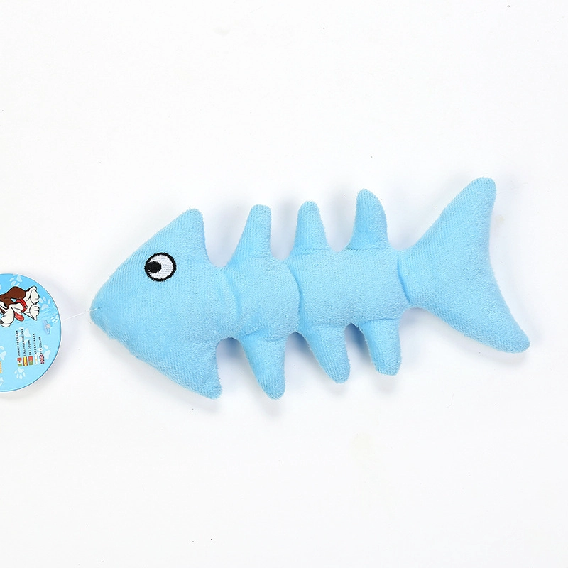 PELUCHE PARA MASCOTAS DE FORMA DE PEZ - 3