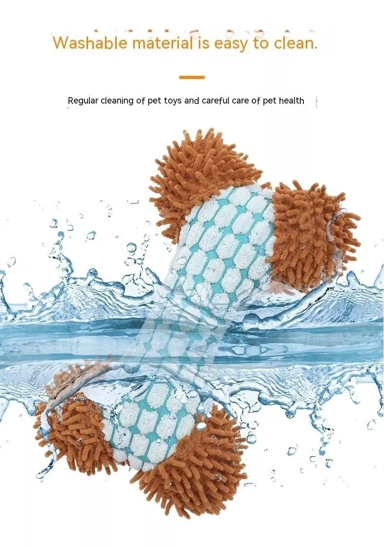PELUCHE PARA MASCOTA SONORO CON FORMA DE HUESO - 2
