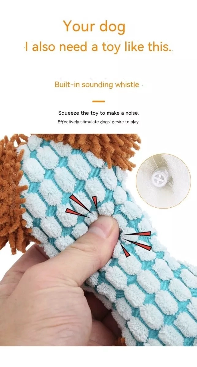 PELUCHE PARA MASCOTA SONORO CON FORMA DE HUESO - 3