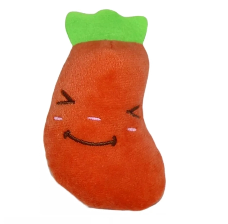 PELUCHE PARA MASCOTA SONORO DE FORMA DE BERENJENA CON SONIDO - 1