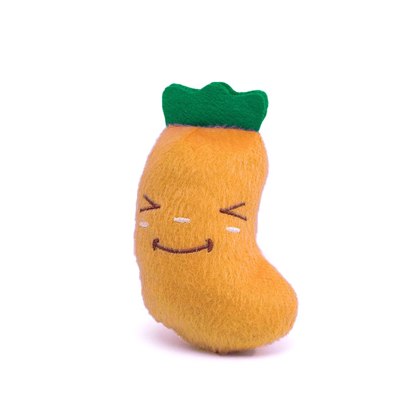 PELUCHE PARA MASCOTA SONORO DE FORMA DE BERENJENA CON SONIDO - 2
