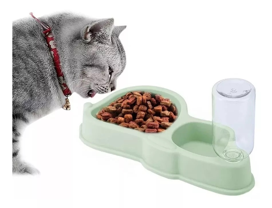DISPENSADOR DE AGUA + PLATO ANTIANSIEDAD (AHOGO) TODO EN UNO - 2