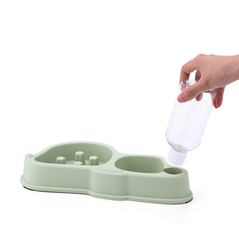 DISPENSADOR DE AGUA + PLATO ANTIANSIEDAD (AHOGO) TODO EN UNO - 3