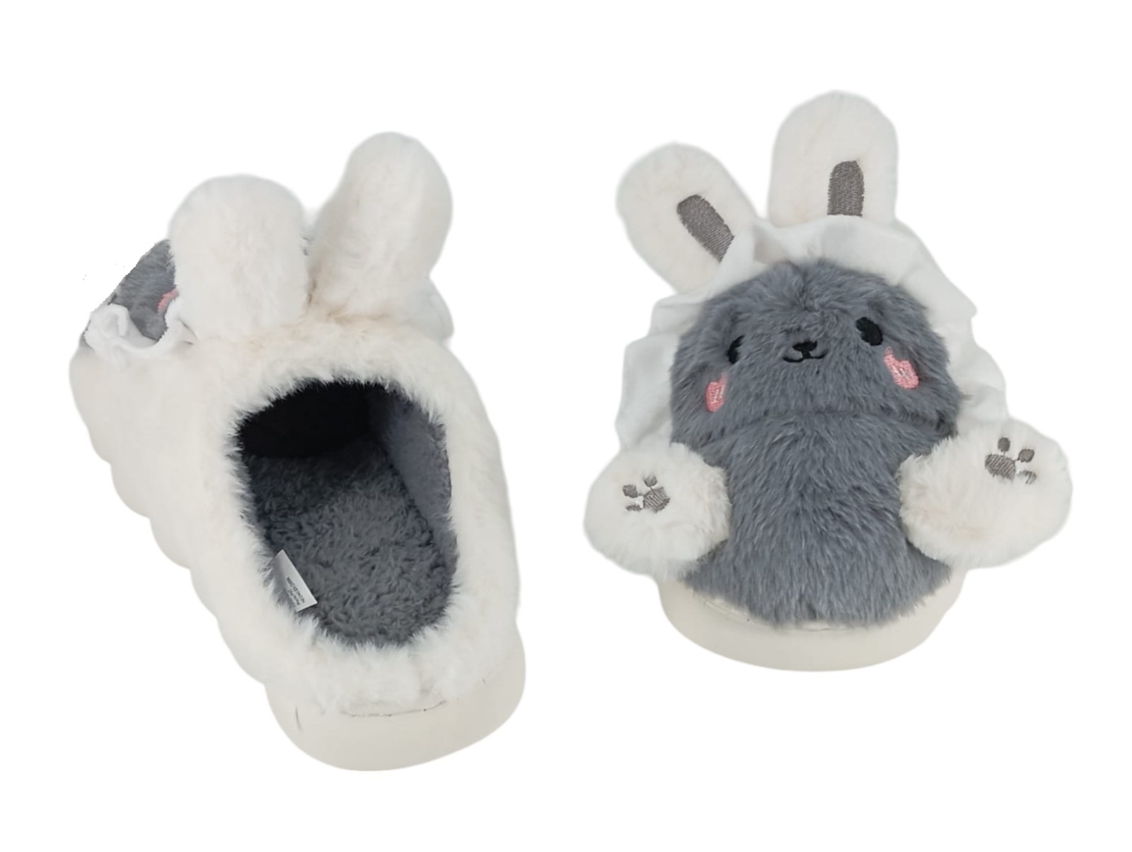 PANTUFLAS UNISEX CONEJO ANIME KAWAII DE FELPA - 3