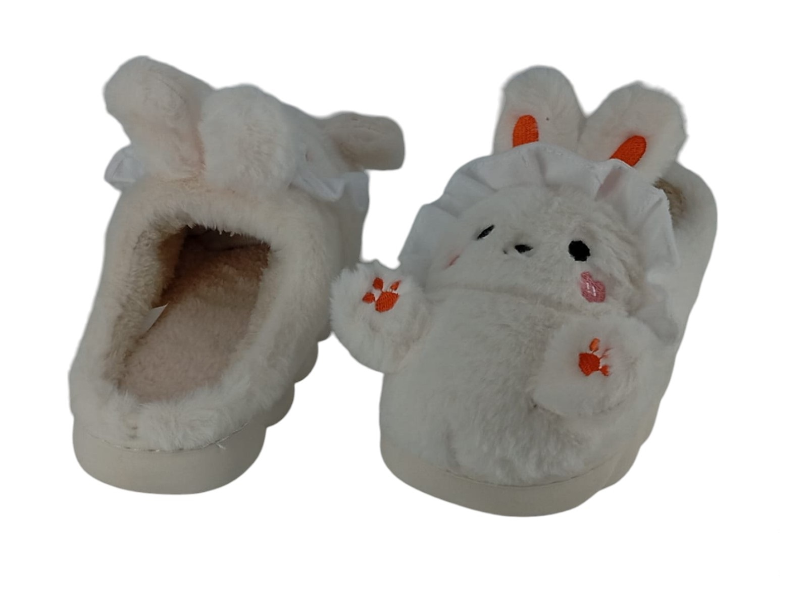 PANTUFLAS UNISEX CONEJO ANIME KAWAII DE FELPA - 3