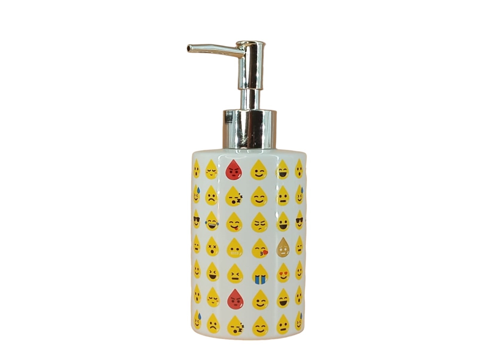 4 ACCESORIOS DE BAÑO DE CERÁMICA, DISEÑO EMOJI - 4