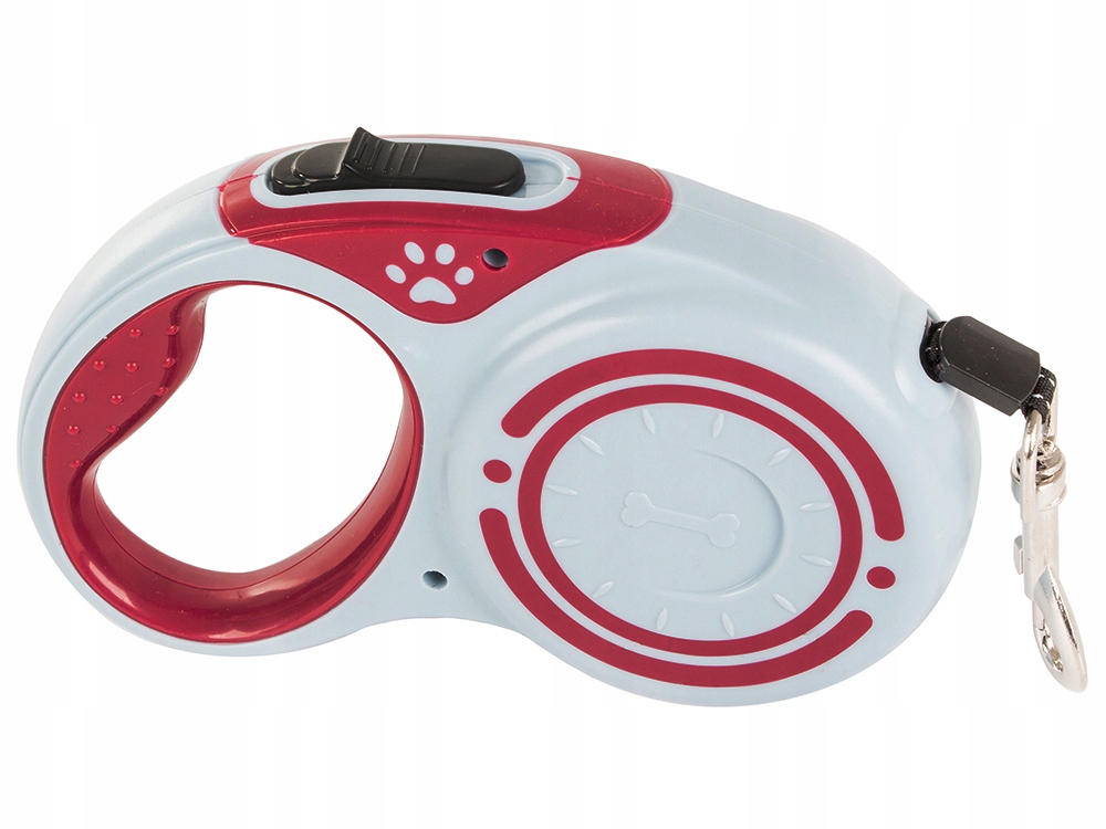 CORREA RETRACTIL, CON BOTON DE FRENADO, PARA PERROS 5MTS