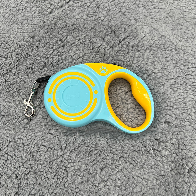 CORREA RETRÁCTIL, CON BOTÓN DE FRENADO, PARA PERROS 5MTS - 3