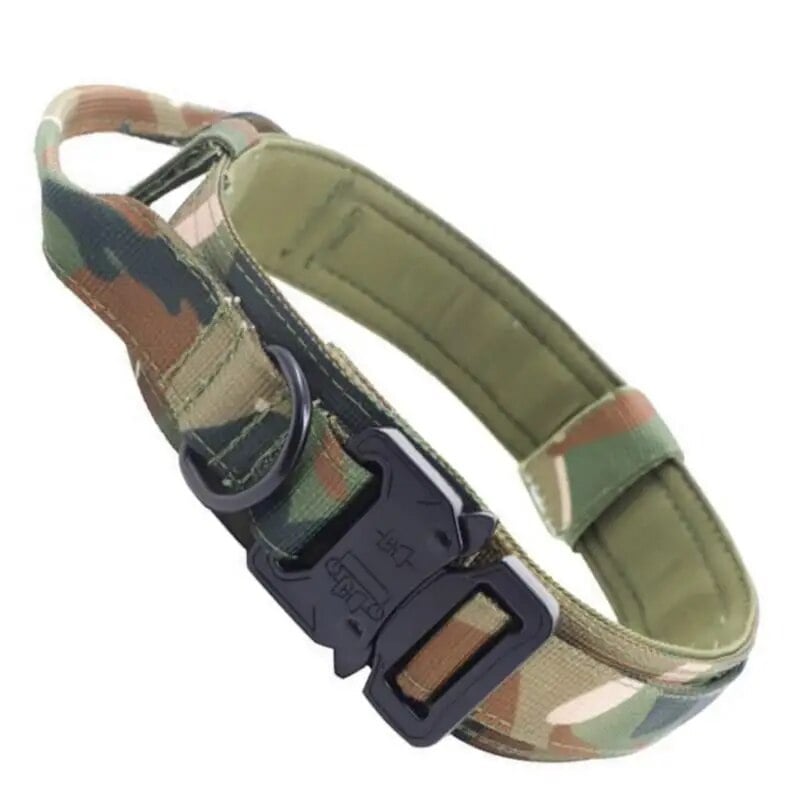 COLLAR TÁCTICO, PARA PERROS REFORZADO AJUSTABLE, TALLA M - 3