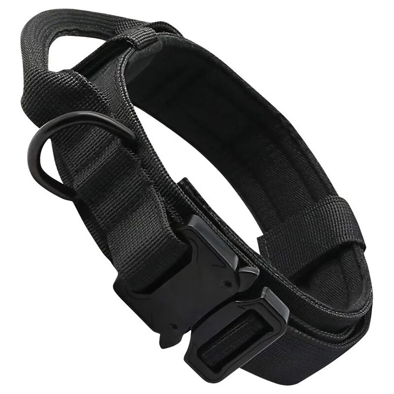 COLLAR TÁCTICO, PARA PERROS REFORZADO AJUSTABLE, TALLA L - 3