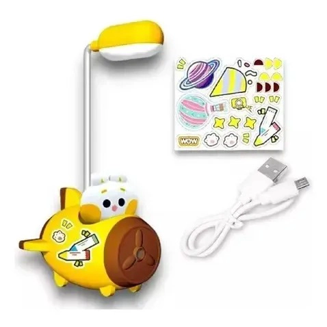 LAMPARA DE ESCRITORIO Y SACAPUNTAS PARA NIÑOS, DISEÑO OSOS - 3