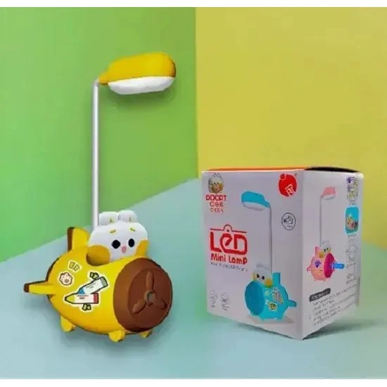 LAMPARA DE ESCRITORIO Y SACAPUNTAS PARA NIÑOS, DISEÑO OSOS - 5