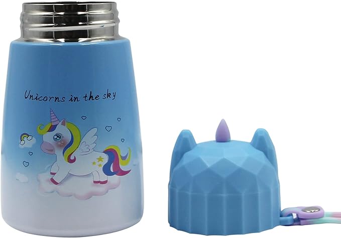 TERMO DE ACERO INOXIDABLE, DISEÑO UNICORNIO 320ML - 3