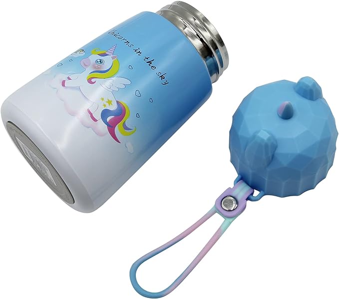 TERMO DE ACERO INOXIDABLE, DISEÑO UNICORNIO 320ML - 6