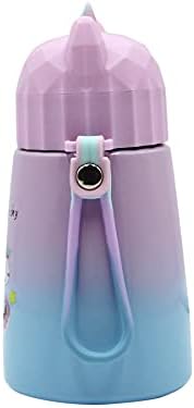TERMO DE ACERO INOXIDABLE, DISEÑO UNICORNIO 320ML - 8