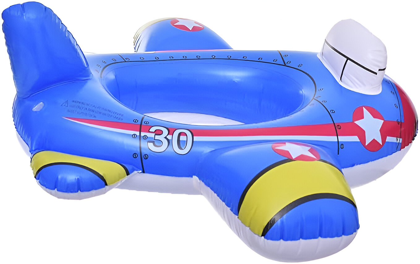 FLOTADOR INFLABLE PARA PISCINA, PARA NIÑOS, DISEÑO AVIÓN - 2