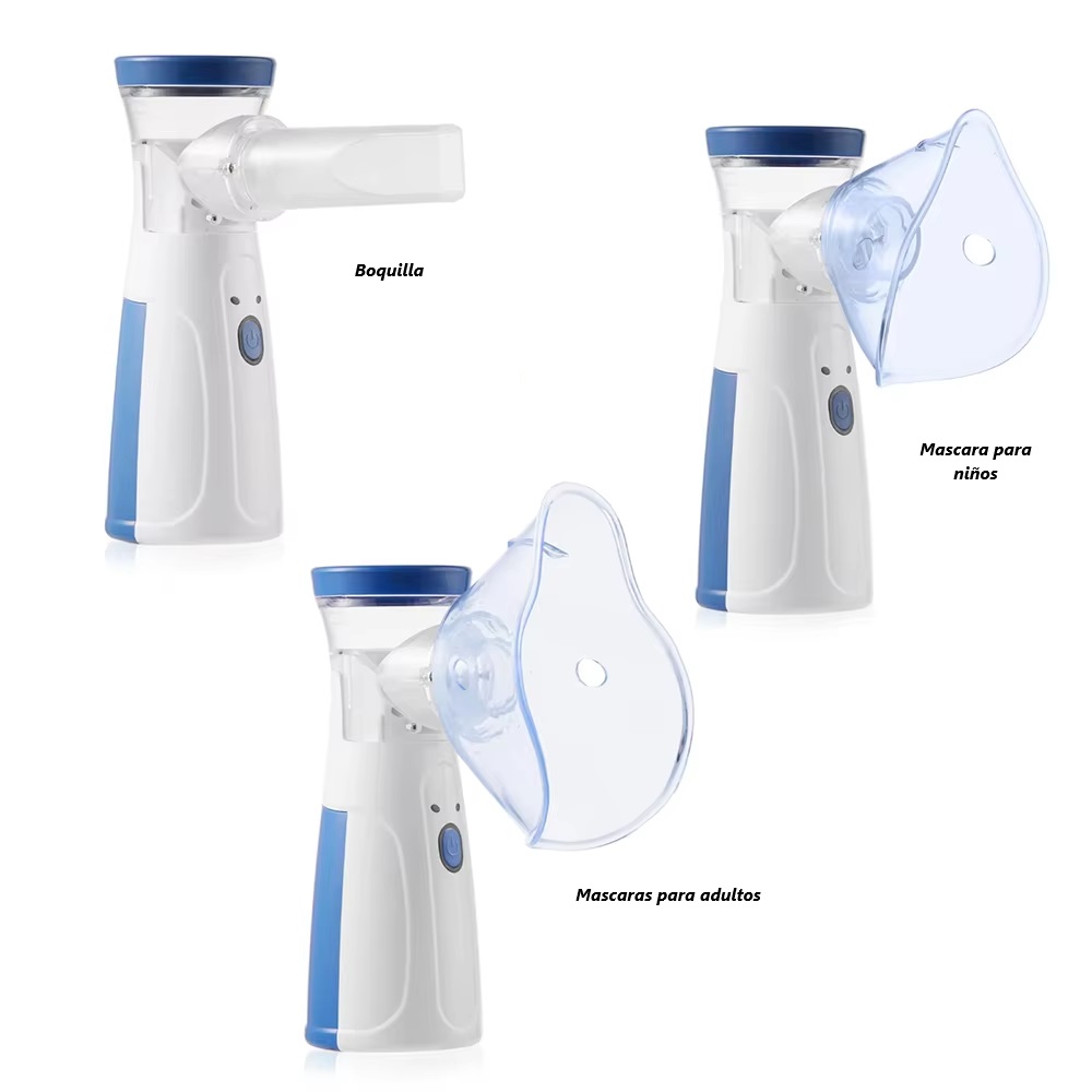 NEBULIZADOR PORTATIL NIÑOS Y ADULTOS PARA EL ASMA INHALADOR - 3
