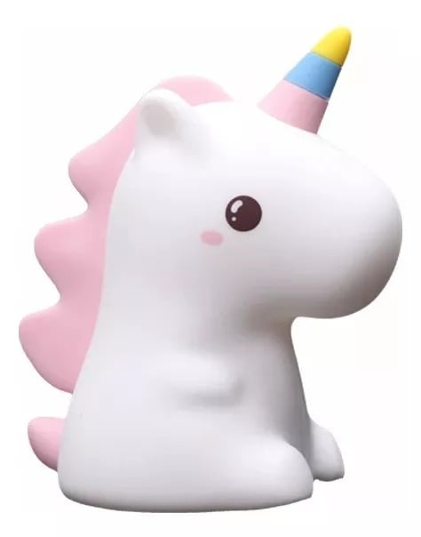 LÁMPARA DISEÑO UNICORNIO ESPANTA CUCO PARA BEBÉ Y NIÑOS - 1