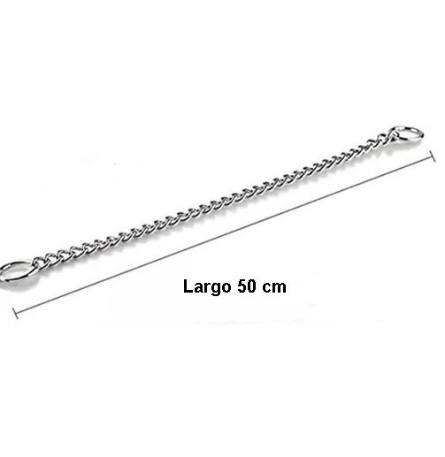 COLLAR DE ADIESTRAMIENTO METÁLICO, PARA PERRO 50 CM - 3
